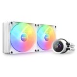 NZXT Kraken 280 RGB – RL-KR280-W1-280mm AIO CPU Liquid Cooler – Customizable 1.54″ Square LCD Display for Images, Performance Metrics and More – 2 x F140 RGB Core Fans – White