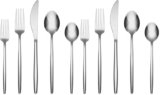 Cambridge Zalika Mirror Piece Flatware Set, 20 Count, No Color (Pack of 2)