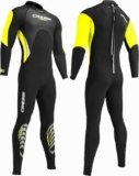 Cressi Muta Morea Monopezzo Uomo Nero/Giallo 3mm 3XL/7