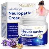 Crema Di Sollievo Della Neuropatia Forza Extra Per Piedi, Gambe,Mani, Dita Dei Piedi Con Curcuma Naturale, Zenzero – Disagio Muscolare E Articolare,Crema Massaggio Muscolare Naturale, Formicolio