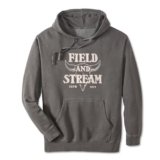 Field & Stream Fleece Graphic Hoodie, Vintage Bison/Grey, X-Large