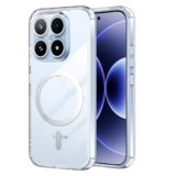 Rojeuinn Cover per protettiva Xiaomi 17, custodia protettiva rigida in PC con funzione di aspirazione magnetica, tocco confortevole, anti-caduta, antiurto, anti-impronta -Nero