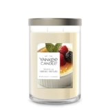 Yankee Candle Large Tumbler Scented Candle with up to 80 Hour Burn Time, Premium Plant Wax Blend for Consistent Burn, 20 oz Tumbler Candle with Room Filling Fragrance, Vanilla Crème Brûlée
