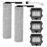 Set di 6 per Toaren Spazzole a Rullo e Filtro Ricambi per Tineco Floor One S5/S5 Pro，Pulisci i pavimenti in modo efficiente，Umido e a Secco Aspirapolvere Accessori，2 Rulli Spazzola、3 Filtri、1 Spazzola