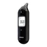 OMRON Gentle Temp 533, Termometro auricolare per misurazioni rapide e accurate senza contatto in 1 secondo, Termometro auricolare bambini preciso, veloce, silenzioso e senza bisogno di coprisonda