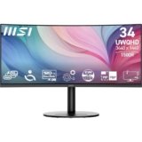 MSI Modern MD342CQP Monitor Curvo 34” UWQHD 1500R – Pannello VA 3440 x 1440, KVM, PIP/PBP, Ampia gamma colori, Altoparlanti integrati, Regolazione in 3 direzioni – HDMI 2.0b, DisplayPort 1.4a