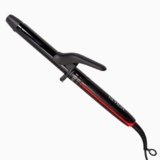 REVLON Smoothstay Coconut Oil-Infused Curling Iron | For Shiny, Smooth Curls (1 In), Black