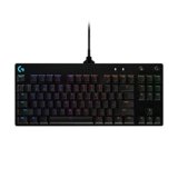 Logitech G PRO Tastiera gaming meccanicadesign ultraportatile senza tastierino numerico, cavo micro-USB rimovibile, tasti con retroilluminazione RGB LIGHTSYNC da 16,8 milioni di colori – Nero