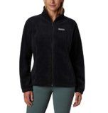 Columbia Womens Benton Springs Full Zip Fleece Jacket, Black, Medium