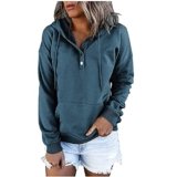 LRMQS Hoodies for Women Fall Fashion 2026 Button Drawstring Hooded Sweatshirt with Pocket Trendy Casual Loose Cute Pullover