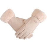 Clothirily Winter Gloves for Women – Upgraded Touch Screen Thermal Lining Warm Gloves for Cold Weather, Soft Fleece Elastic Glove Cuffs