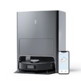 ECOVACS DEEBOT X1 OMNI, Robot Aspirapolvere con Funzione Lavaggio, Stazione di Pulizia Multifunzionale, Autopulizia Automatica, 5000pa, Rilevamento Ostacoli 3D, Batteria 260min, Assistente Vocale Yiko