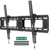 MOUNTUP TV Wall Mount Tilting TV Mount Bracket for Most 37-82 Inch Flat Screen/Curved Low Profile Wall Mount Saving Space Max VESA 600x400mm Hold up to 132 lbs Fit 16″ 18″ 24″ Stud MU0008