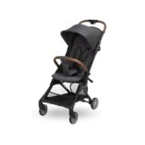 Bebeconfort Zephir, Passeggino Pieghevole da Viaggio, 0-4 Anni, fino a 22 kg, Passeggino Leggero (5,6 kg), Viaggio Aereo, Chiusura Compatta, Seduta Reclinabile, Cestello Portaoggetti, Mineral Graphite