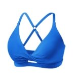 ULTREAGLE Padded Sports Bras for Women – Strappy Sports Bra Workout Tops for Women Twist Front Gym Tops