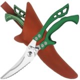 ANDONG Heavy Duty Poultry Shears, All-Purpose Kitchen Scissors for Food, Spatchcock Shears, Green