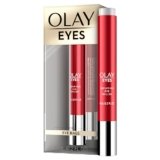 Olay Eye Treatment Eyes Depuffing Eye Roller with Vitamin E Massages to Help Reduce Puffiness and Instantly Awaken Tired-Looking Eyes, 0.2 Fl Oz