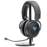 Itek – Cuffie Gaming H500 – Cuffie Gaming con Microfono Removibile. Cuffie surround 7.1 Virtuale, cancellazione rumore esterno, illuminazione LED RGB. Adatti per PC e console, nero, regolabile.