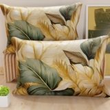 PETTI Artigiani Italiani – Coppia di Federe Cuscino 80×40 cm in Microfibra, Cuscini Arredo Camera da Letto, Divano, Salotto, Set 2 Fodere Copricuscino, Federa Floreale 165, 100% Made in Italy