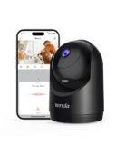 Tenda 2K Telecamera Sicurezza Interno, Videocamera Wi-Fi 6 Pan-Tilt per la Sicurezza Domestica, Rilevamento del Movimento, Modalità Privacy, Visione Notturna 12 m, Audio Bidirezionale (CP3 3.0 Nero)