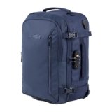 BidMamba Zaino Bagaglio A Mano 40x20x25 Ryanair, Zaino Borsa 20L Voli Low Cost Easyjet – Blu Navy