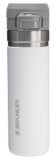 Stanley Quick Flip GO Water Bottle 24 oz | Push Button Lid | Leakproof and Packable for Travel and Sports | Insulated Stainless Steel | BPA-Free | Frost
