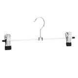 Amazon Basics Grucce in metallo con pinze, per gonne e pantaloni, confezione da 20, Cromo