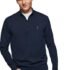 Polo Club Maglione Uomo Basico Blu 100% Cotone – Maglioni con Logo Ricamato