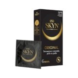 SKYN Original – Preservativi Senza Lattice in Poliisoprene – Ultra Comfort e Sensibilità Naturale, 6 Pezzi