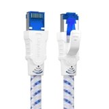 Digoloan Cavo Ethernet Cat 8, Cavo Lan 1m 2m 3m 5m 10m 15m 20m 30m, Cavo di Rete 40Gbps 2000MHz Gigabit S/FTP con Connettore rj45 per Ethernet Splitter, PS5, Xobs, più veloce di Cat6/ Cat 7 (0.5 m)