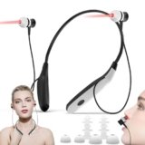 (2 in 1) Stillesse Theralight Pods Terapia + Respirelief, dispositivo per la terapia nasale a luce rossa acufene, tappi per le orecchie a infrarossi, luce rossa tinnito