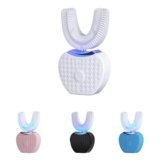 Sonic Brush Spazzolino Elettrico U-Shaped per Adulti – Pulizia Automatica e Sbiancamento dei Denti, Sonic Brush Spazzolino Elettrico a 360° Con Pulizia Automatica (White)