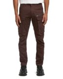G-STAR Rovic Zip 3D Regular Tapered Pants, Pantaloni, Uomo, Marrone (Chocolate Plum D02190-5126-G692), 26W / 32L