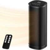 1800W Stufa Elettrica Basso Consumo, Riscaldamento Rapido Termoventilatore da Bagno con Telecomando,70°Oscillante & 12H Timer Protezione Contro il Surriscaldamento, per Bagno, Camera, Soggiorno