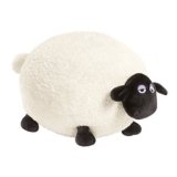 Nici- Plush Toys The Sheep Shaun la Pecora Peluche, Colore Bianco, 30 cm, 39657