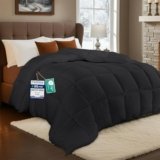 Utopia Bedding Piumone, Primavera/Estivo Piumino, Piumino Leggero, Trapunta Primavera/Estivo 100% Microfibra in Fibra Cava (Primavera/Estivo) (Grigio, 200×200 cm)