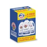 Chanteclair – Detersivo per Lavatrice Pulito Profondo, Rimuove le Macchie più Difficili, Bucato Pulito e Duraturo – 3 Flaconi da 1575 ml