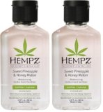 Hempz Sweet Pineapple & Honey Melon Moisturizing Herbal Hand Sanitizer (Pack of 2)