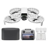 DJI Flip Combo Fly More (RC2 con schermo), drone con fotocamera UHD 4K per adulti, decollo dalla mano, ritorno automatico, volo intelligente, 3 batterie per un’autonomia di volo di 93 minuti