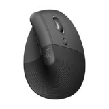 Logitech Lift Mouse Ergonomico Verticale, Senza Fili, Ricevitore Bluetooth o Logi Bolt USB, Clic Silenziosi, 4 Tasti, Compatibile con Windows, macOS, iPadOS, Laptop, PC – Grigio