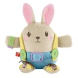 Fisher-Price Toddler Educational Toy Learn to Dress Bunny Plush Animal Activity Doll for Preschool Kids Ages 2+ Years