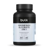 Bulk Magnesio 3-in-1 Complex | 1800mg alto assorbimento | Integratore di magnesio a tripla forza bisglicinato, citrato, malato | Supporta la funzione muscolare, l’energia e il recupero | 90 compresse