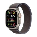 Apple Watch Ultra 2 [GPS + Cellular 49mm] Smartwatch with Rugged Titanium Case & Blue/Black Trail Loop S/M. Fitness Tracker, Precision GPS, Action Button, Extra-Long Battery Life