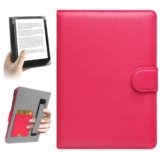 HoYiXi Universale Custodia per 6.8 pollice,7 pollice eReader Compatibilità Kindle Paperwhite/Kobo Clara HD/Kobo Clara 2E/PocketBook/Tolino/Sony 6”-6.8“ E-Book Reader Cover Case,Rosa