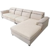 LUFEIJIASHI Sectional Couch Covers L Shape Couch Cushion Covers for Sectional Sofa,Stretch Sectional Sofa Covers Furniture Protector for Pets Dogs 4 Piece (Beige, 3 Seater + 1 Chaise)