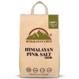 Himalayan Chef Himalayan Pink Salt – 5 lbs Fine Grain Bulk Bag – Kosher and Vegan, 100% Natural and Pure Gourmet Crystal – Contains 84 Minerals,