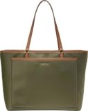 Cole Haan Women’s The Elyse Nylon Tote, Olive Night/Golden Night