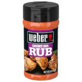 Weber Savory Barbecue Rub, 6.6 Ounce Shaker (Pack of 6)