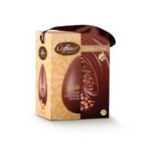 Caffarel Uovo di Pasqua 2026 Delizie d’Italia Latte e Nocciole intere IGP., Idea regalo Pasqua, in cartotecnica premium, Formato 530g
