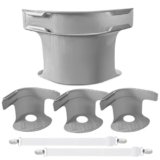 GLAMM ITALIA Ferma Lenzuola x Angoli, Elastici per Lenzuola – Set Completo con 4 Ferma Angoli Antiscivolo + 2 Elastici Regolabili con Clip Metalliche per Bloccare Le Lenzuola al Materasso.